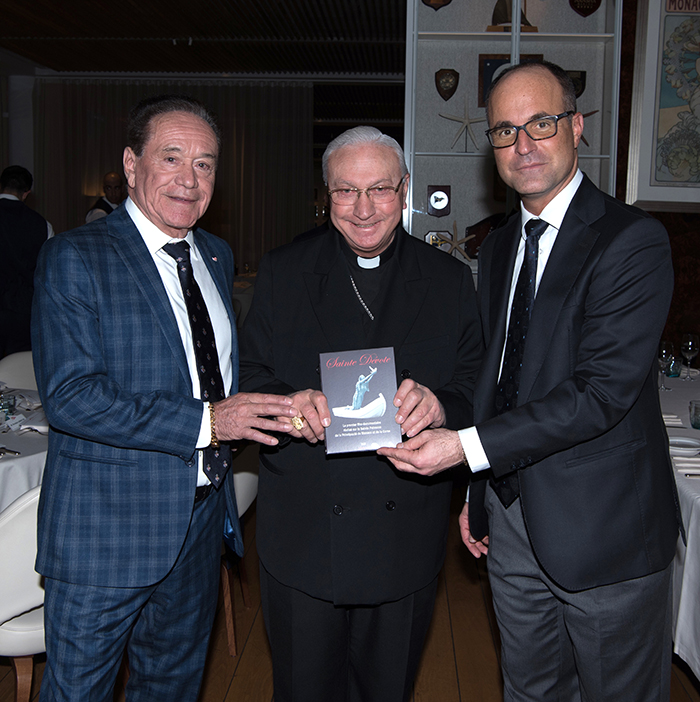 Roger Rossi, Monseigneur Luigi Pezzuto et Stéphan Maggi